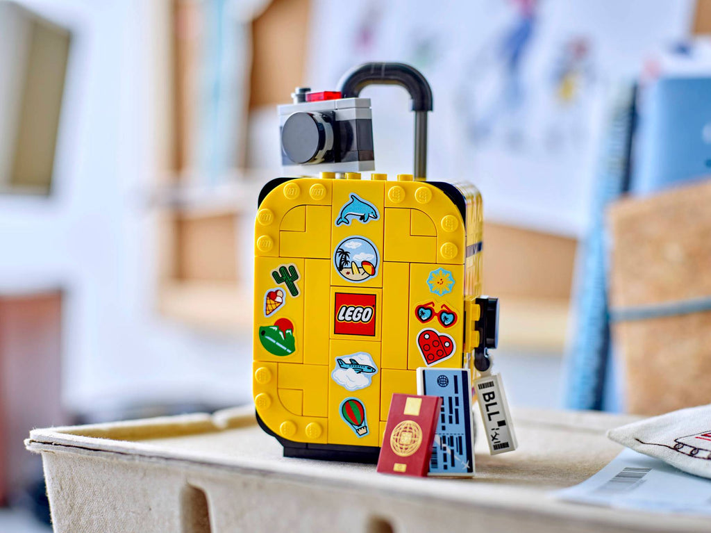 Yellow Travel Suitcase LEGO