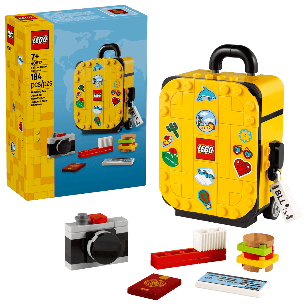 Yellow Travel Suitcase LEGO