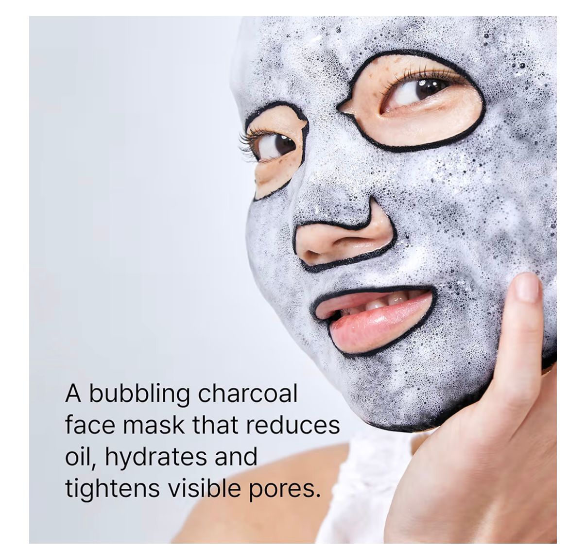 Dr.Jart+ Dermask Porecting Solution Korean Charcoal Face Mask | Sheet Mask for Oily Skin | Korean Skin Care