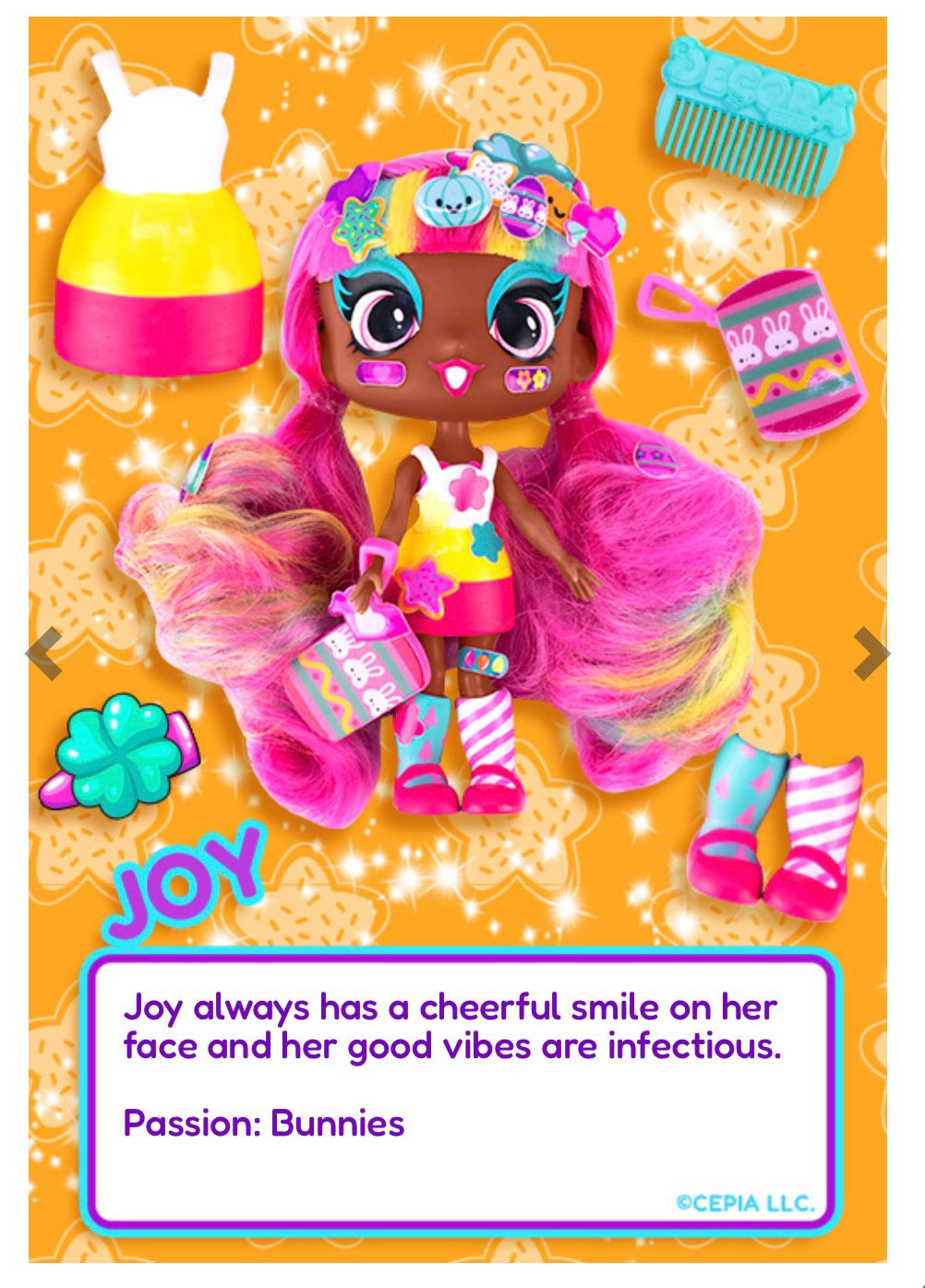 Decora Girlz Doll – Joy  11” Poseable Fashion Doll