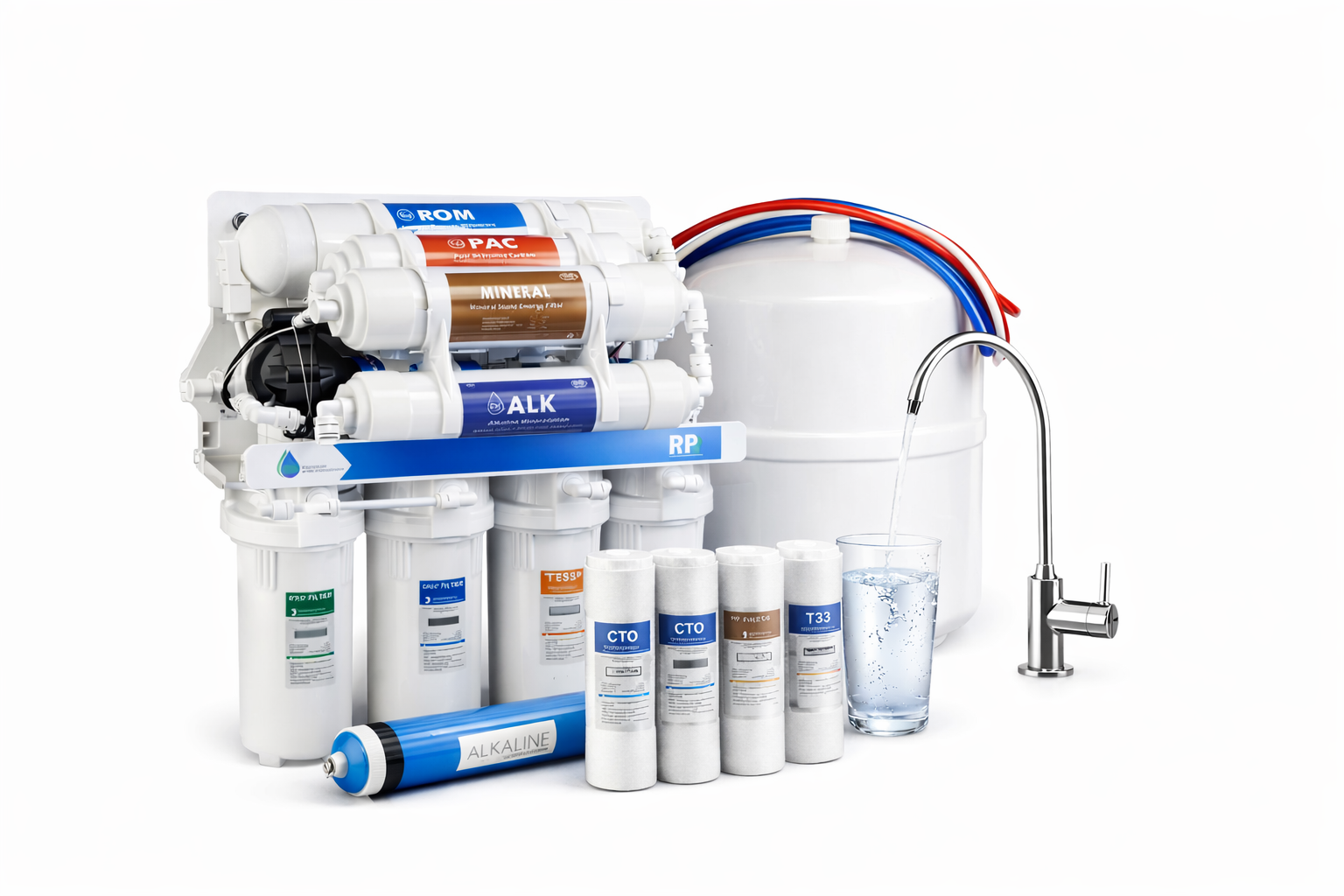 7-Stage Reverse Osmosis Water Filtration System  ALPHA 007